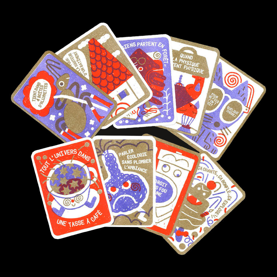 Les mascottes de La Physique Autrement